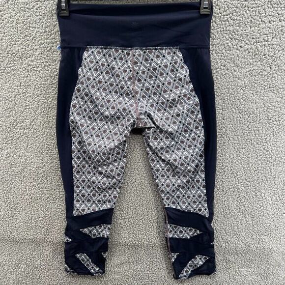 Athleta Leggings Women's Size Medium Yoga Pants Mesh See Through Legs - Picture 8 of 14